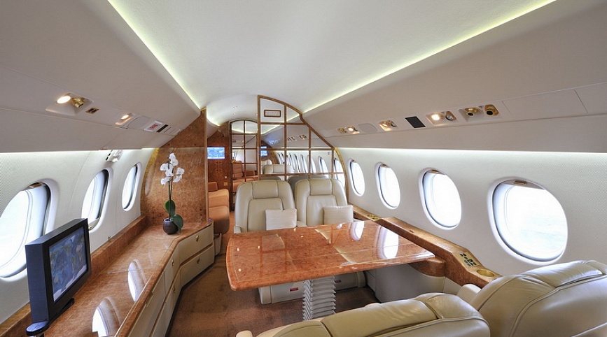 cabina Dassault Falcon 900 EX
